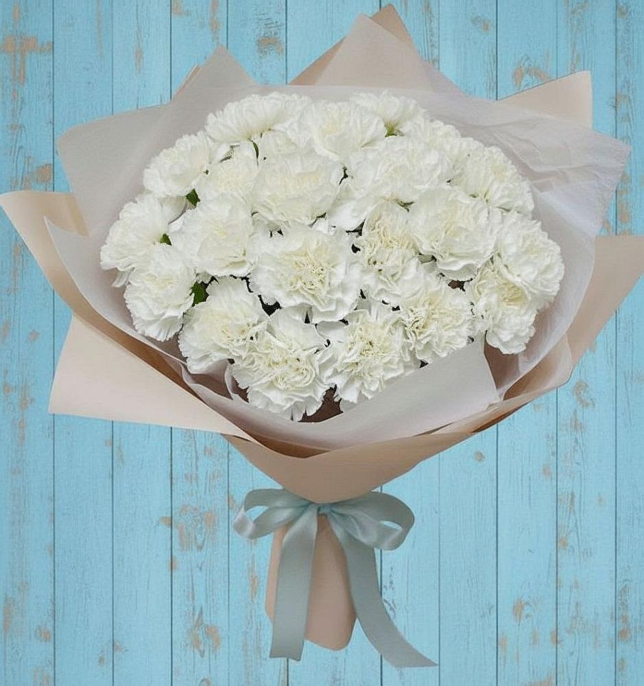 Букет цветов из: Гвоздики в Октябрьском Республики Крым