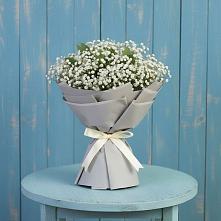 Букет цветов из:  Гипсофила в Октябрьском Республики Крым
