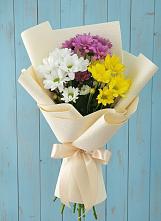 Букет цветов из:  Хризантемы в Октябрьском Республики Крым