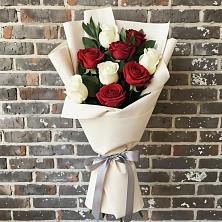 Букет цветов из:  Розы в Октябрьском Республики Крым