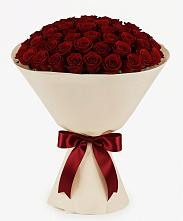 Букет 101 Бордовая роза Блэк Бакарра в Октябрьском Республики Крым