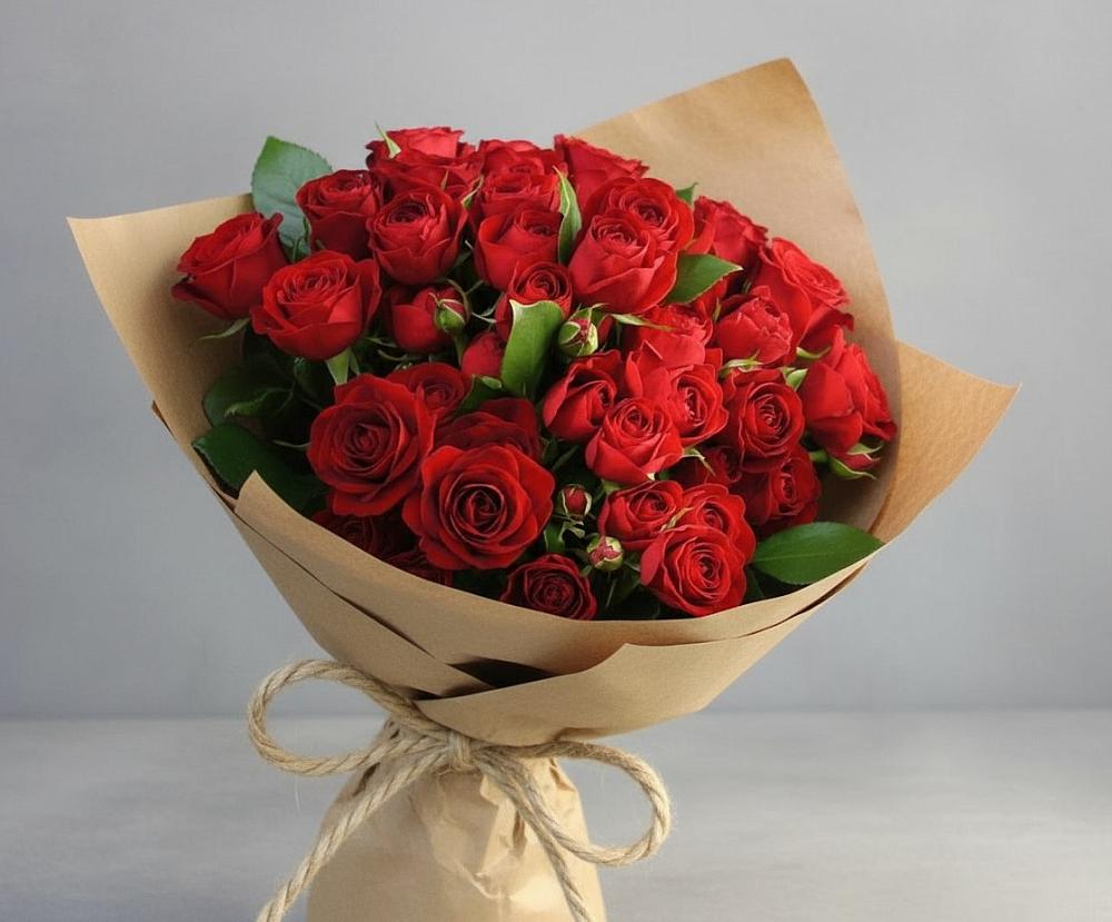 Букет Любовный роман в Октябрьском Республики Крым