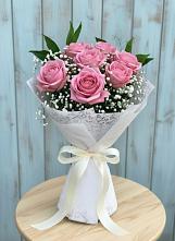 Букет цветов из:  Розы в Октябрьском Республики Крым