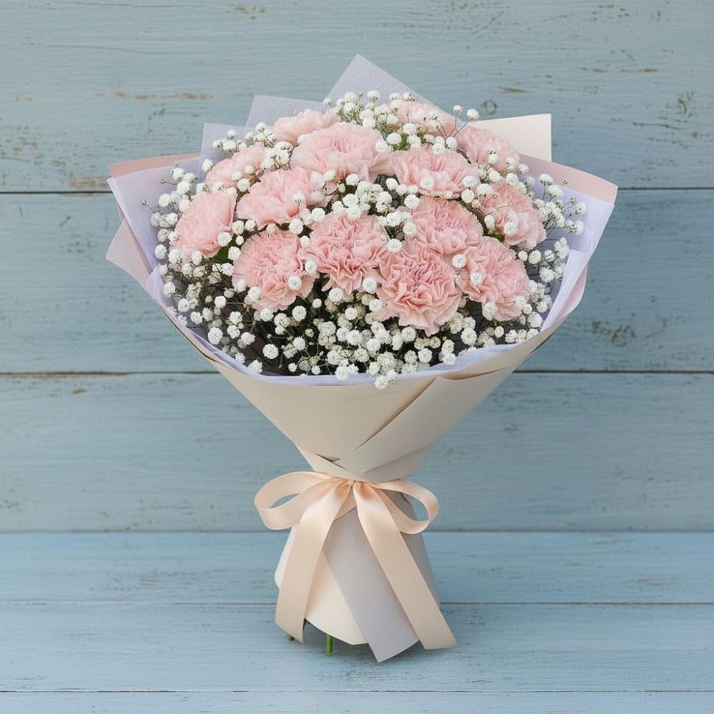 Букет цветов из: Гвоздики в Октябрьском Республики Крым