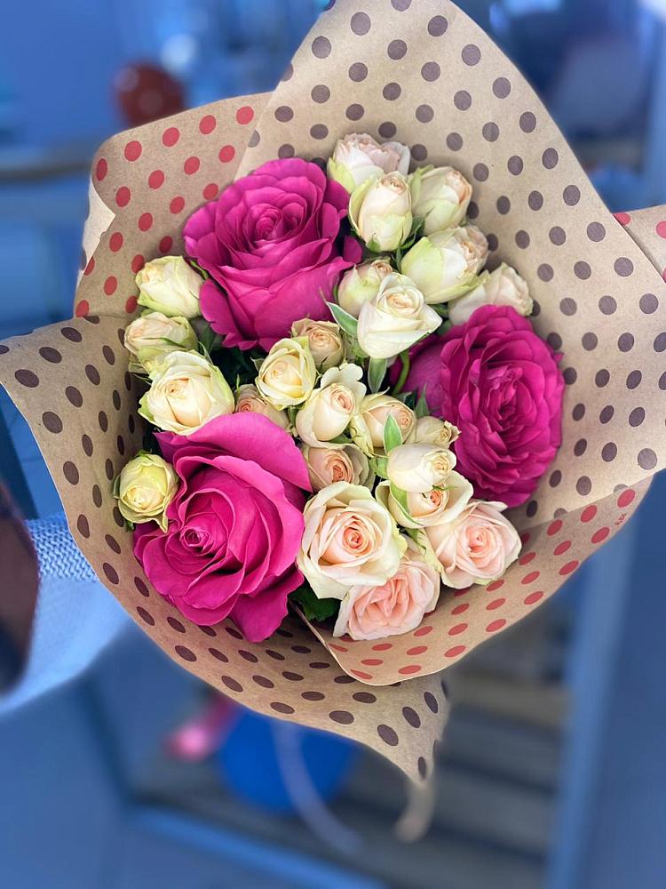 Букет цветов из: Розы в Октябрьском Республики Крым