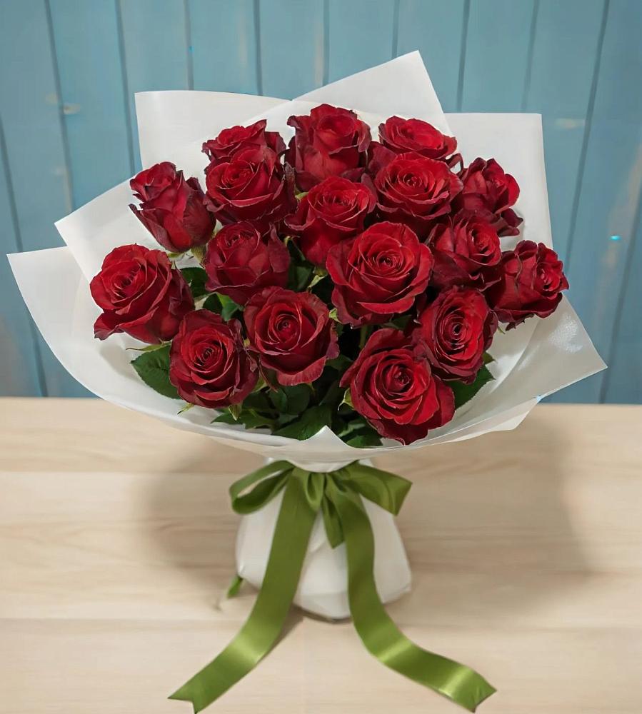 Букет Красные розы в Октябрьском Республики Крым