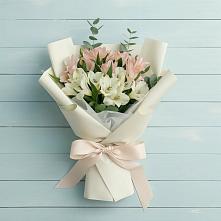 Букет цветов из:  Альстромерии в Октябрьском Республики Крым