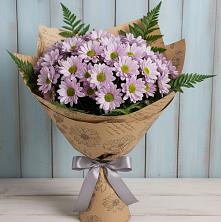 Букет цветов из:  Хризантемы в Октябрьском Республики Крым