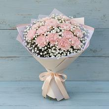Букет цветов из:  Гвоздики в Октябрьском Республики Крым