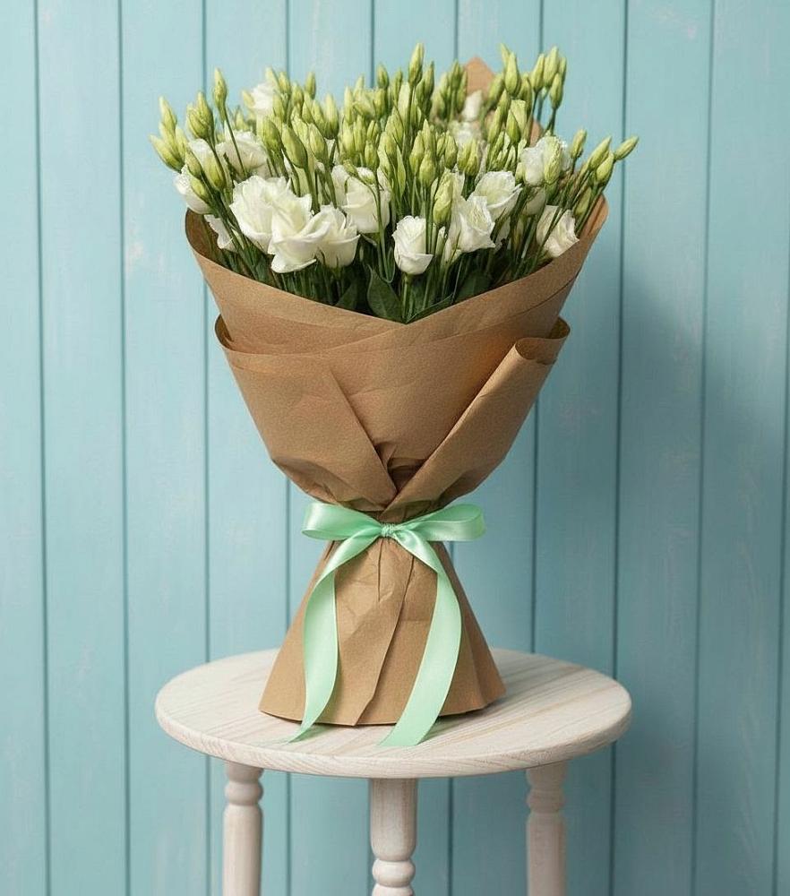 Букет цветов из: Лизиантусы в Октябрьском Республики Крым