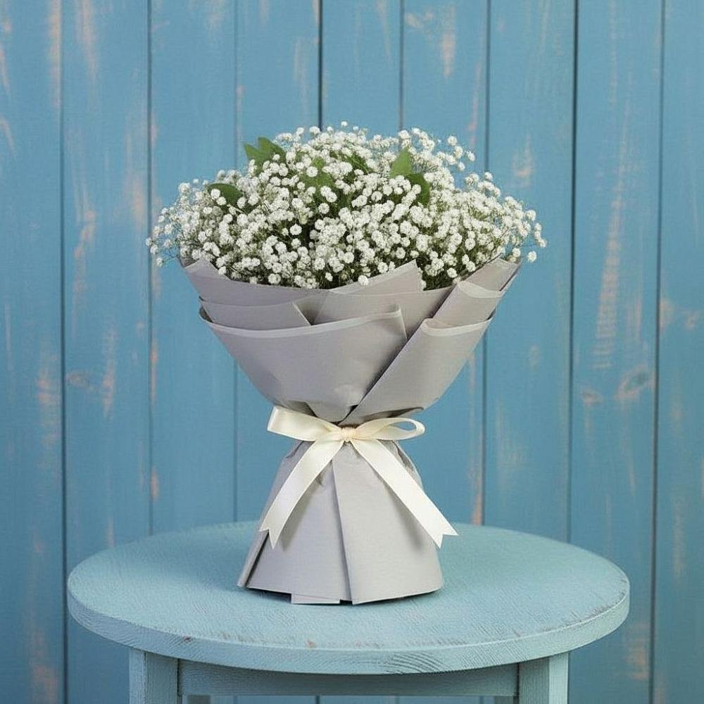 Букет цветов из: Гипсофила в Октябрьском Республики Крым