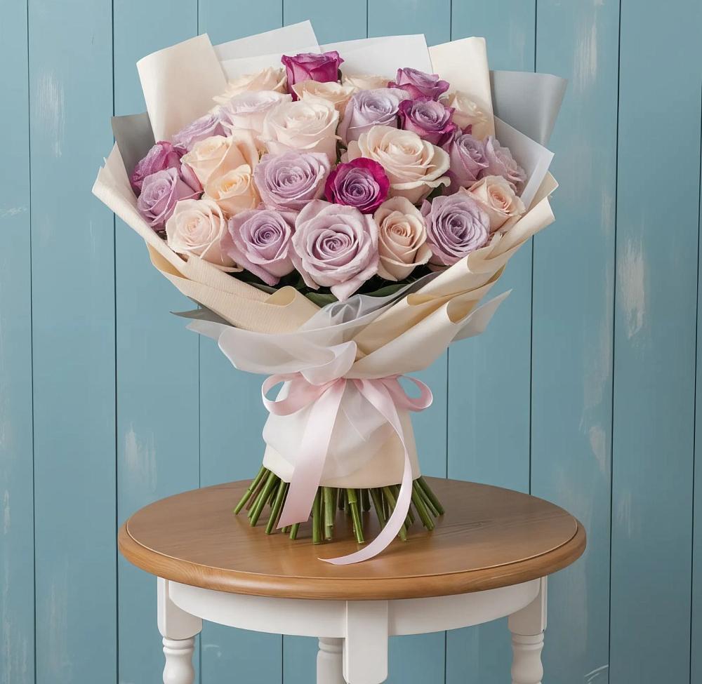 Букет цветов из: Розы в Октябрьском Республики Крым