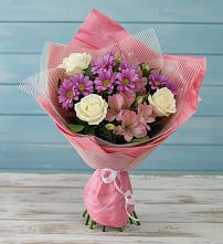 Букет цветов из:  Герберы в Октябрьском Республики Крым