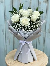 Букет цветов из:  Розы в Октябрьском Республики Крым