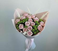 Букет цветов из:  Розы и Хризантемы #REPLACE_PRED# Октябрьском Республики Крым