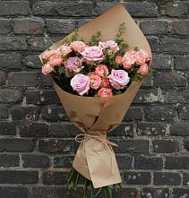 Букет цветов из:  Розы в Октябрьском Республики Крым
