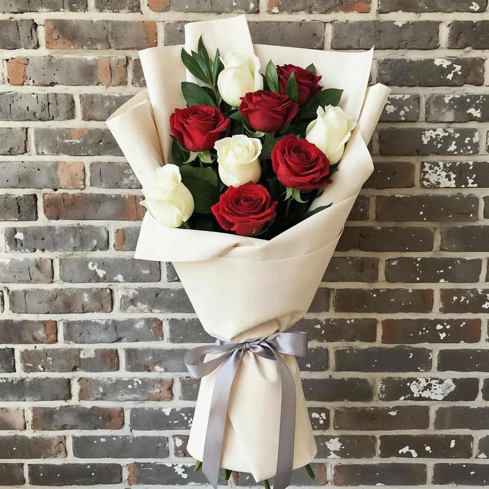 Букет цветов из: Розы в Октябрьском Республики Крым