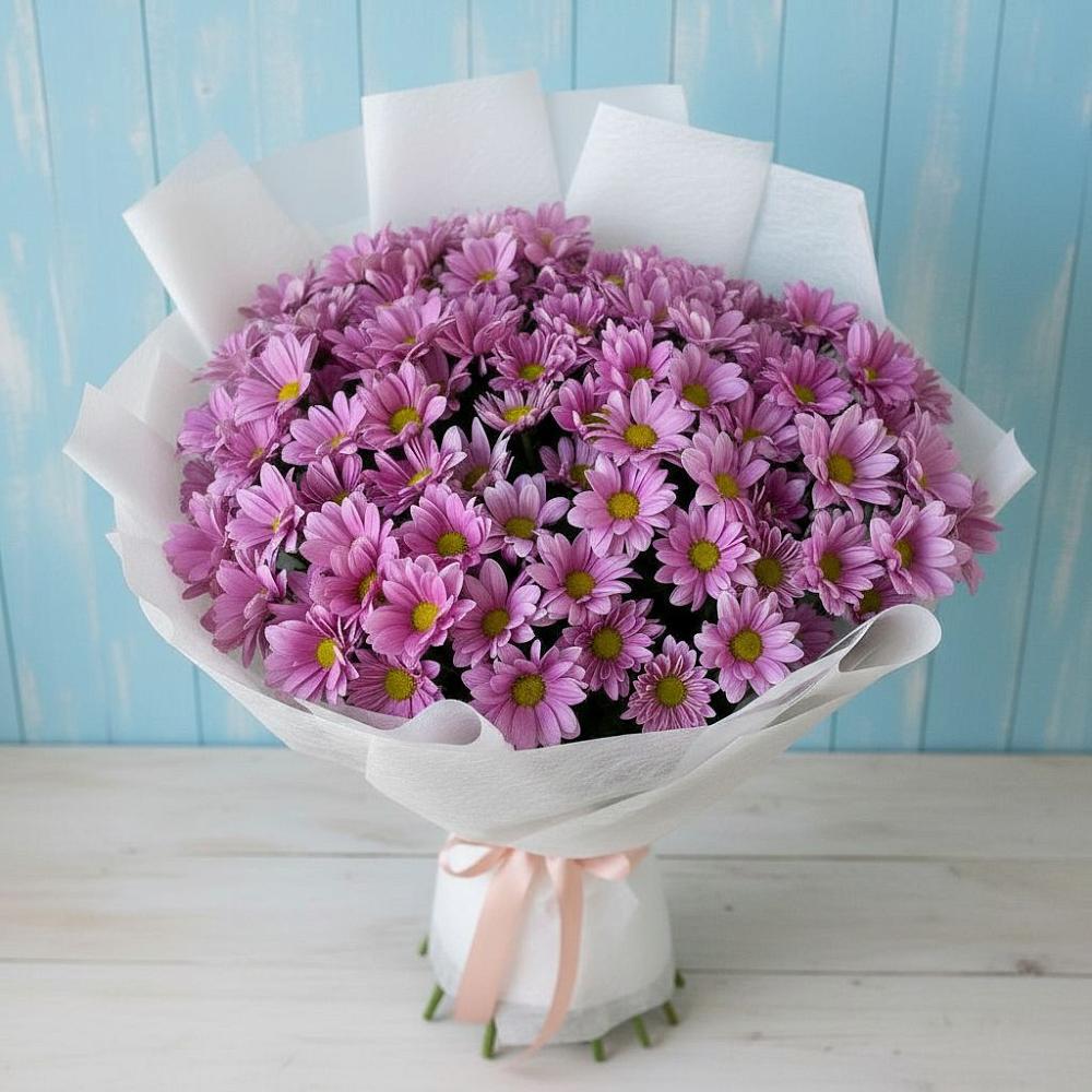 Букет цветов из: Хризантемы в Октябрьском Республики Крым