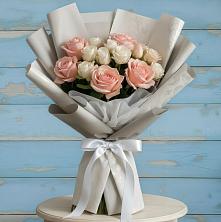 Букет цветов из:  Розы в Октябрьском Республики Крым