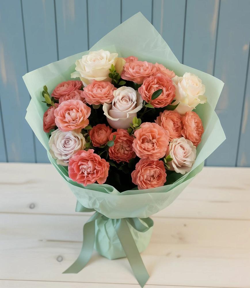 Букет цветов из: Розы в Октябрьском Республики Крым