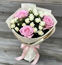 Букет цветов из:  Розы #REPLACE_PRED# Октябрьском Республики Крым