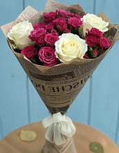 Букет цветов из:  Розы в Октябрьском Республики Крым