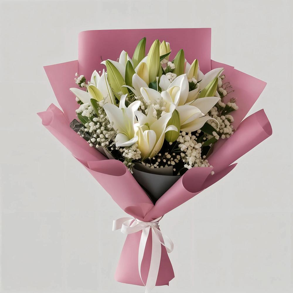 Букет цветов из: Лилии в Октябрьском Республики Крым