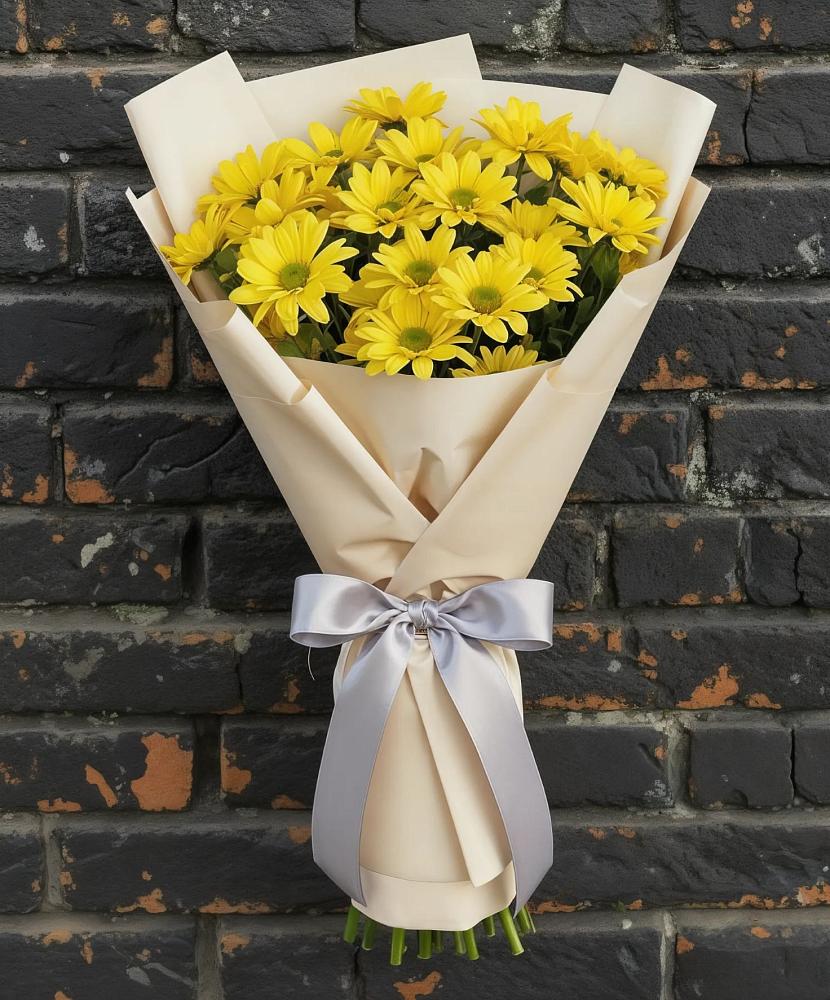 Букет цветов из: Хризантемы в Октябрьском Республики Крым