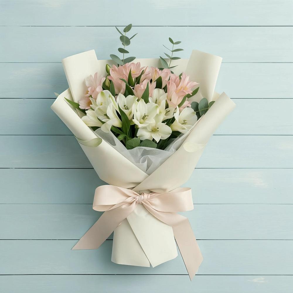 Букет цветов из: Альстромерии в Октябрьском Республики Крым