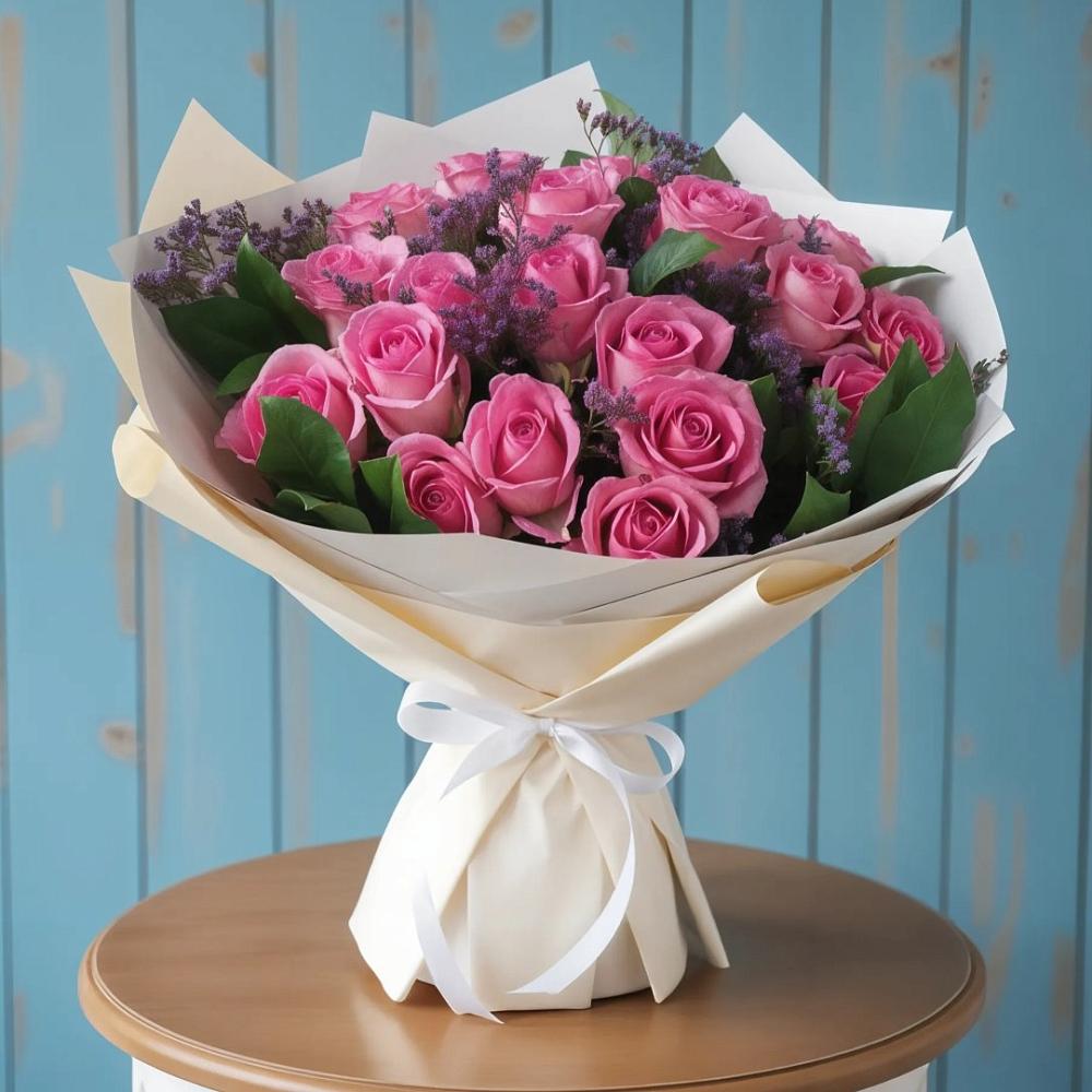 Букет цветов из: Розы в Октябрьском Республики Крым