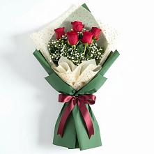 Букет цветов из:  Розы в Октябрьском Республики Крым
