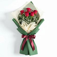 Букет цветов из:  Розы в Октябрьском Республики Крым