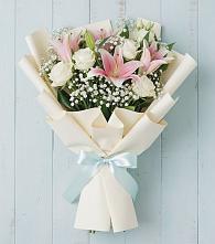 Букет цветов из:  Лилии в Октябрьском Республики Крым