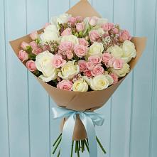 Букет цветов из:  Розы в Октябрьском Республики Крым